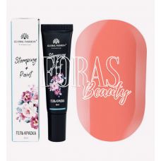 Гель фарба в тюбику Global Fashion (помаранчевий)