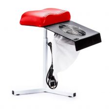 Вытяжка для педикюра (60 W) решетка, красная подушка, черная Ulka X2P