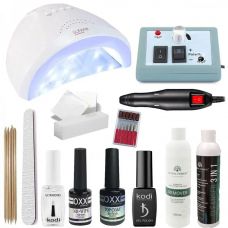 Стартовий набір OXXI Professional з фрезером LINA MERCEDES 20000 об / хв + лампа SUN One 48W