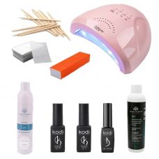 Стартовий набір для манікюру Kodi з UV / LED лампою SunOne 48 Вт Стартовий набір для манікюру Kodi з UV / LED лампою SunOne 48 Вт
