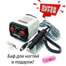 Аппарат для маникюра Strong 204/102L 35 000 об/мин, 65 Вт, гарантия 12 мес