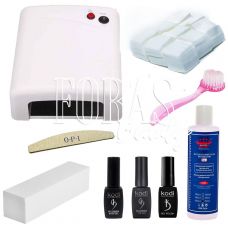 Стартовий набір для манікюру Kodi Professional з УФ лампою 818 36W від FORAS