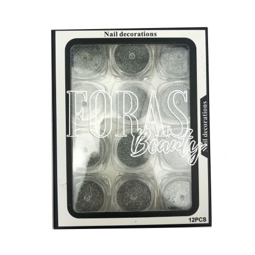 Nail Decorations, конфетти блёстки микс, 005 набор 12 шт