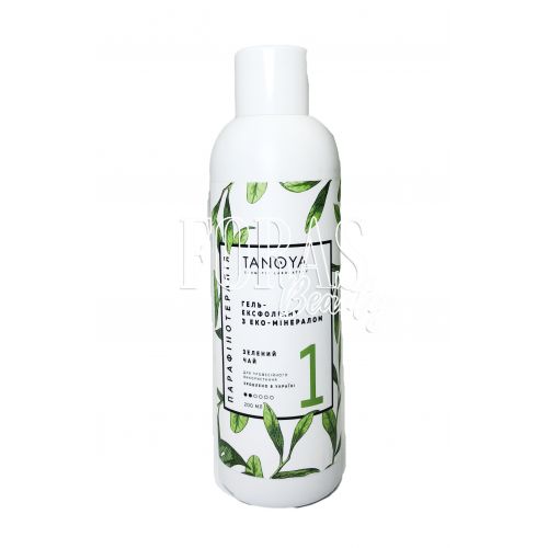 Гель-эксфолиант с эко-минералом Зеленый чай Tanoya, 200 ml