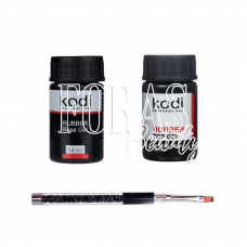 Набір Kodi Base 14 ml + Kodi Top 14 ml з шикарною пензликом