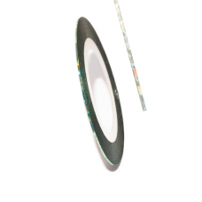 Самоклеїться для дизайну нігтів Metalic Yarn Lazer Blue-green Самоклеїться для дизайну нігтів Metalic Yarn Lazer Blue-green