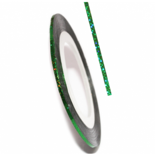 Самоклеящаяся лента для дизайна ногтей Nail Strips Green Laser