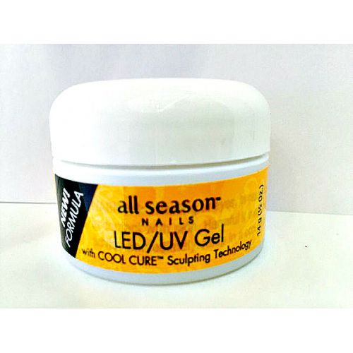 Моделюючий гель Прозоро рожевий Leveling Pink Gel Led / UV 14 ml