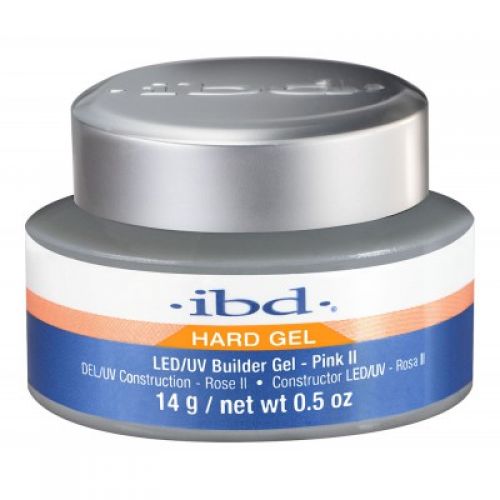 Гель IBD LED/UV Builder Gel Pink II — холодно-розовый конструирующий камуфлирующий гель
