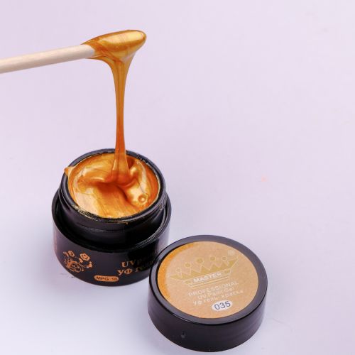 Гель краска Master Professional 5 ml №035 Золото с шиммерами