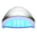 Лампа для манікюру LED + UV SUN One 48W Срібло
