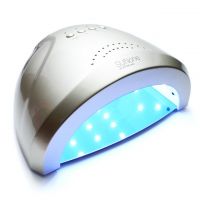 Лампа для манікюру LED + UV SUN One 48W Срібло
