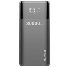 Батарея универсальная Dudao K1Max 30000mAh, with built-in cables, black (6970379617618)